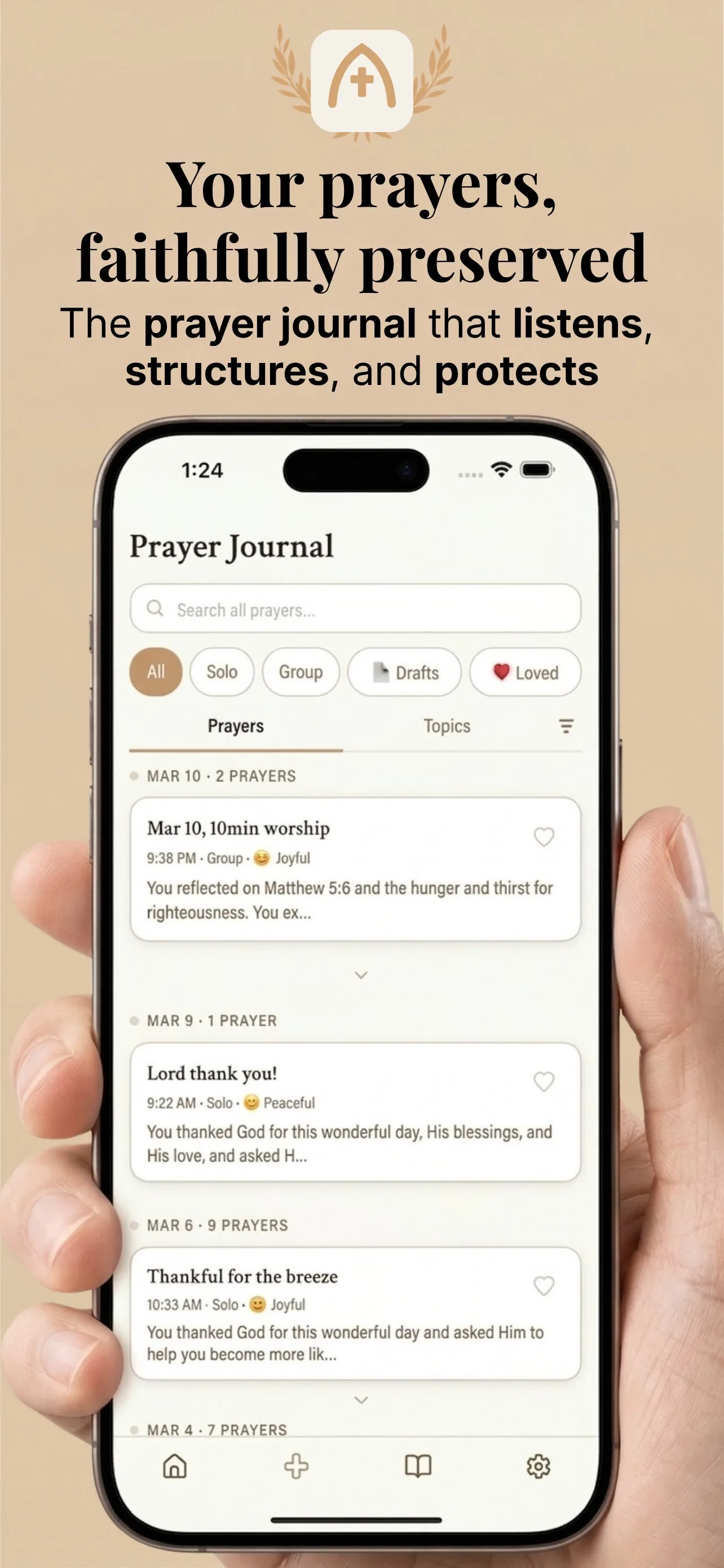 Your prayers, faithfully preserved